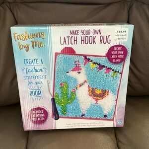 Fashions by Me. Cute Llama Includes Everything U Need Latch Hook Rug / 6+ / NIB